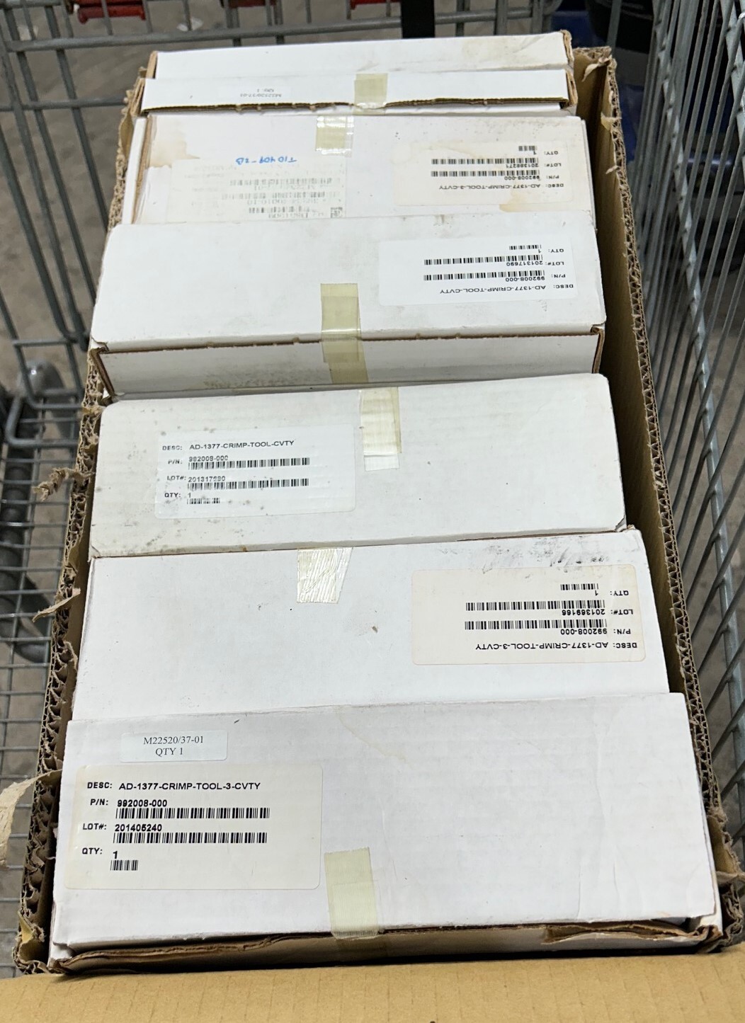 Raychem AD-1377 22-16 AWG Ratcheting Crimper Tool Commercial Grade Butt Splices