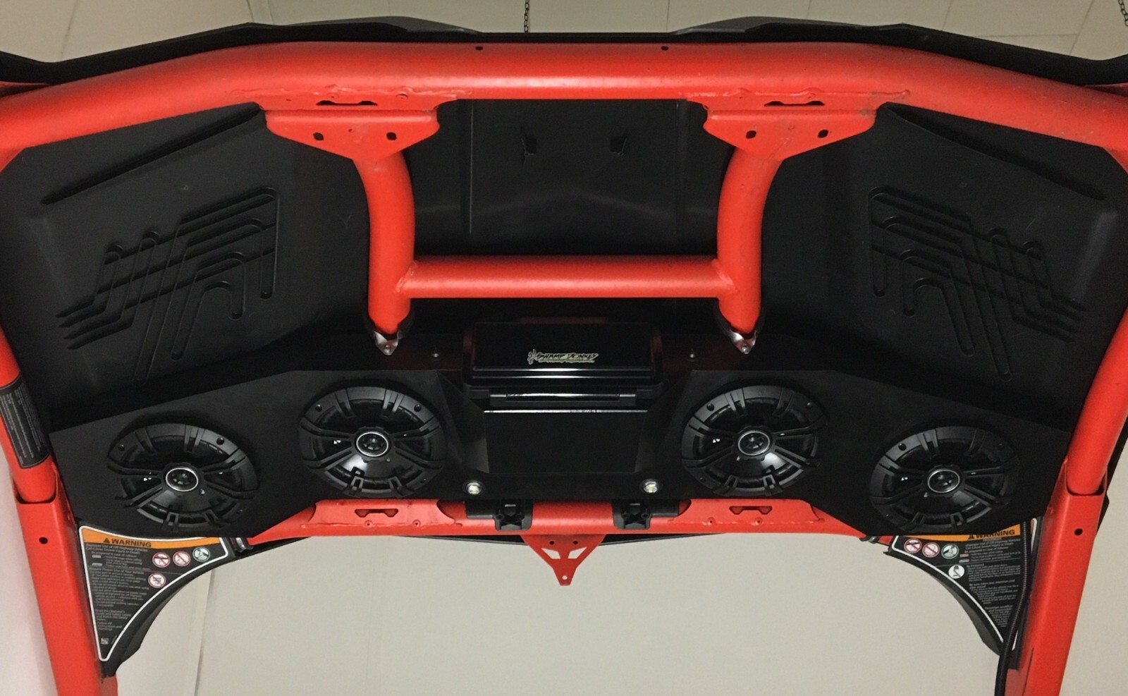 CAN AM X3 Maverick Stereo Radio Kicker 4 speaker Bluetooth sound bar