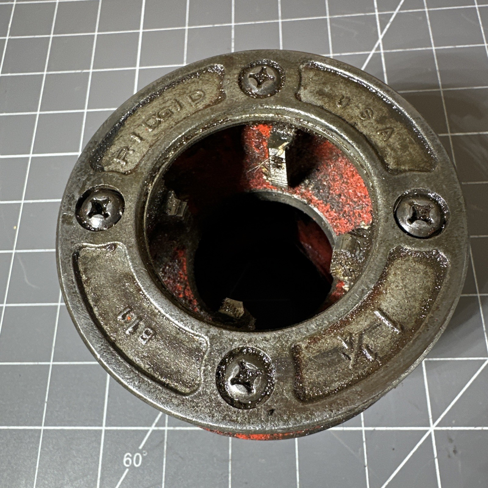 Ridgid 1-1/4" NPT Threading Die Head 12-R Made In USA