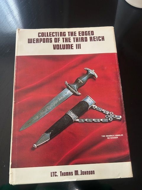 Book-Collecting Edged Weapons 3rd Reich Vol 3- Numbered & Signed-Thomas Johnson