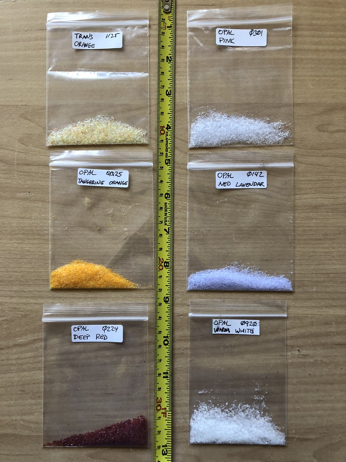 Bullseye COE90 Scrap Stringer-Confetti-Frit&More: Fusing Starter Mega Pack:Used