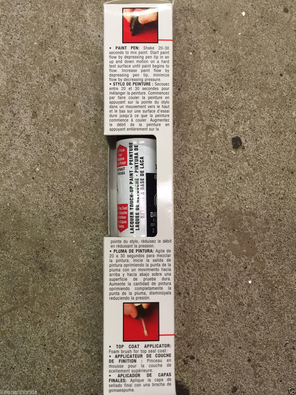 Genuine OEM Honda Touch Up Paint Pen - NH-731P Crystal Black Pearl