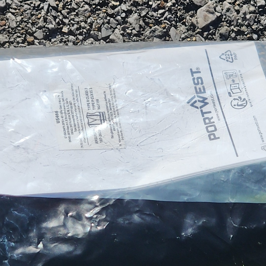 Portwest US466 Mens Waterproof Hi Vis Traffic Jacket Reflective Safety Coat Sz M