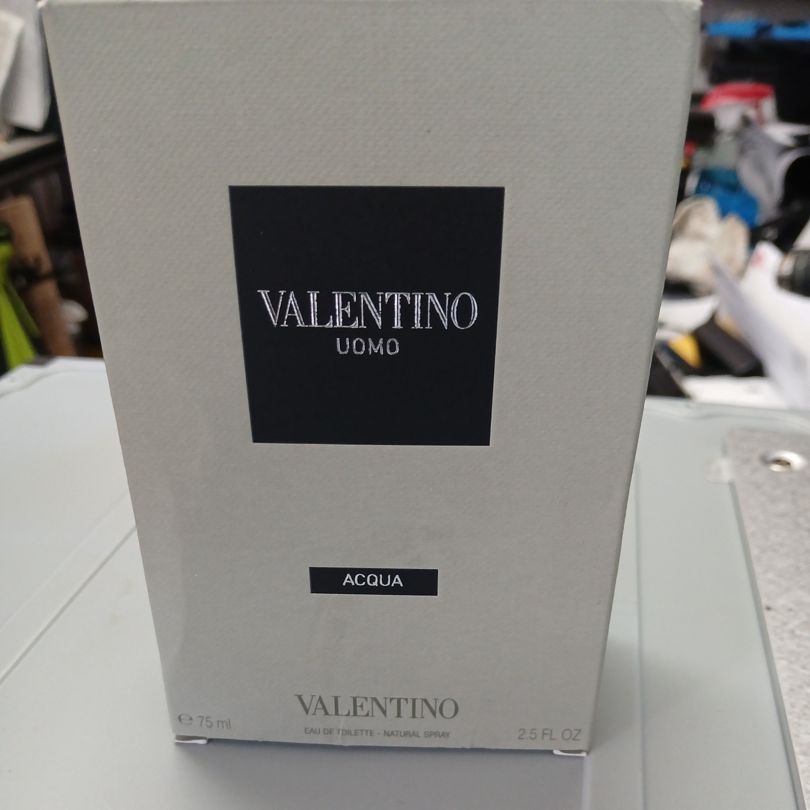 Valentino Men's Aqua EDT Spray 75ml-4.2 fl.oz. New Sealed