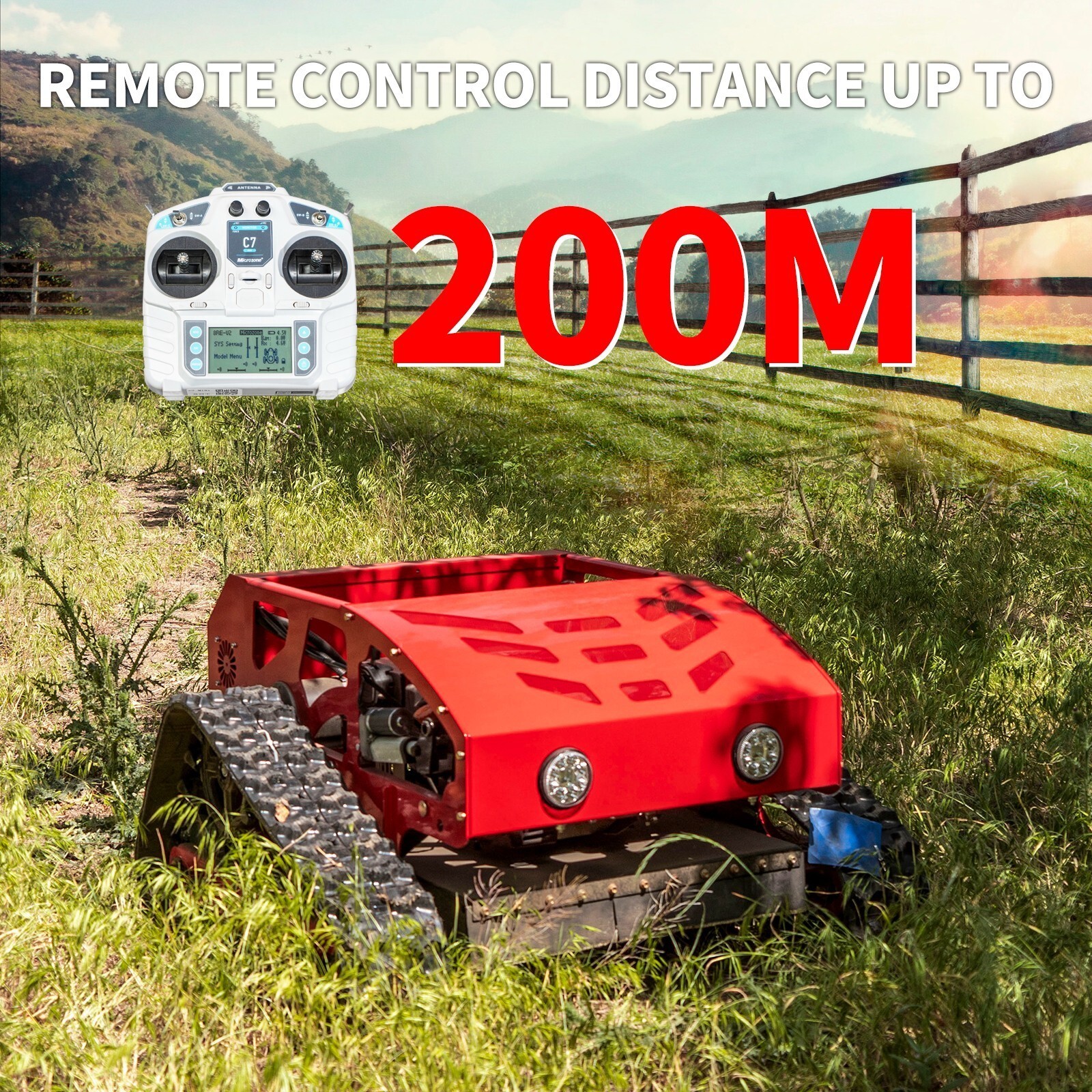 Robot snow blower lawn mower sale remote control lawn mower, crawler snow shovel