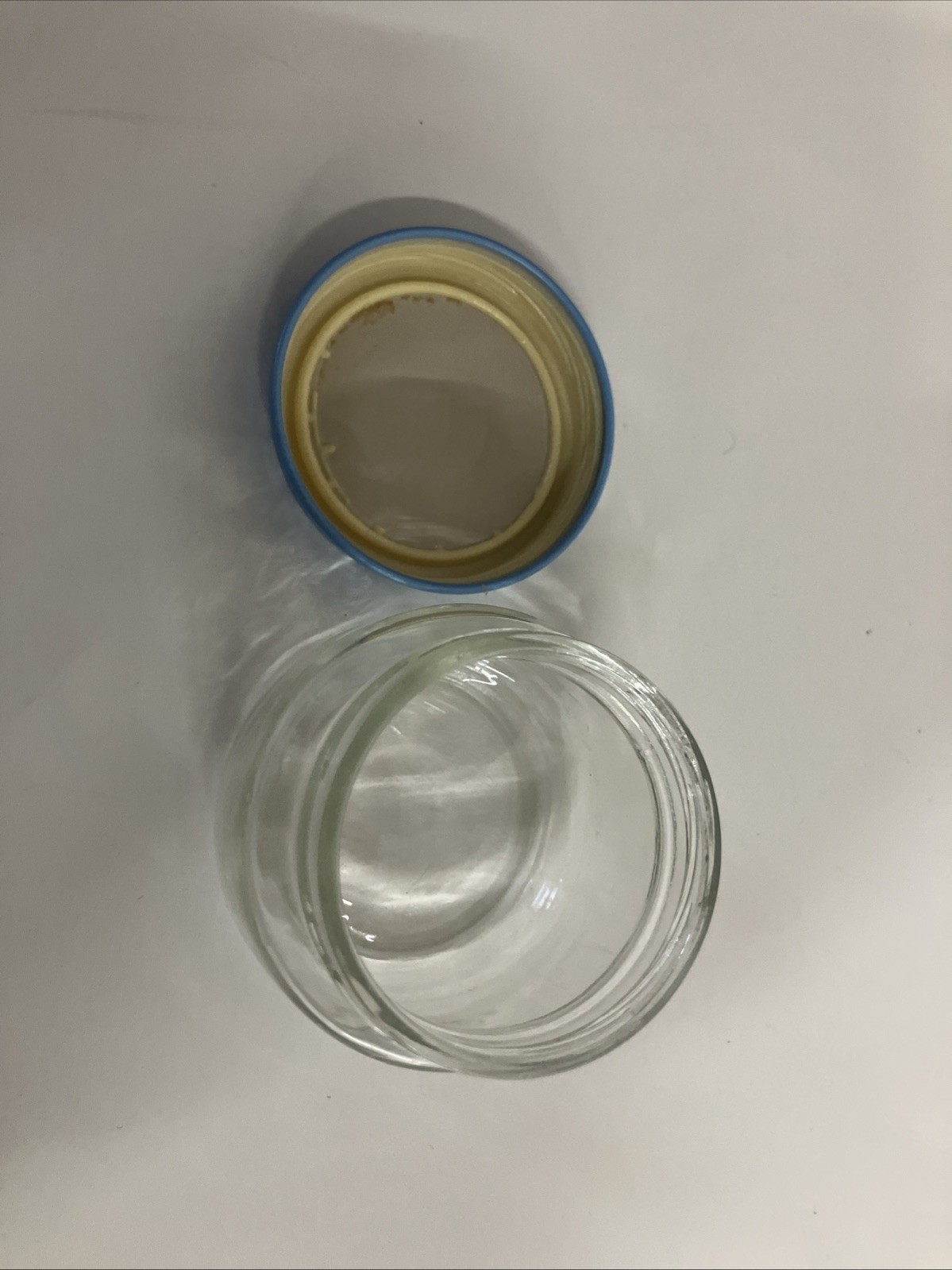 GERBER EMPTY Baby Food Jars Lot of 12 Glass Jars w Lids for Crafts Storage