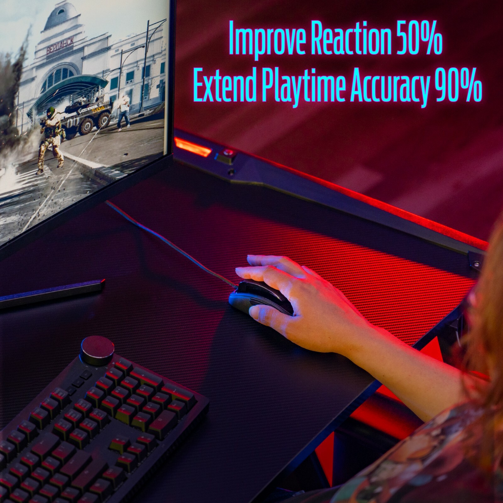 Carpal Tunnel Wrist Resting Ergonomics Mouse QuadraClicks RBT 1.112 USED