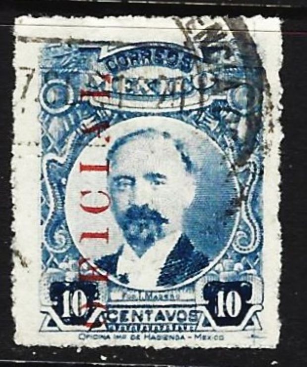 MEXICO 1919 SCOTT O128  10c OFFICIAL  USED