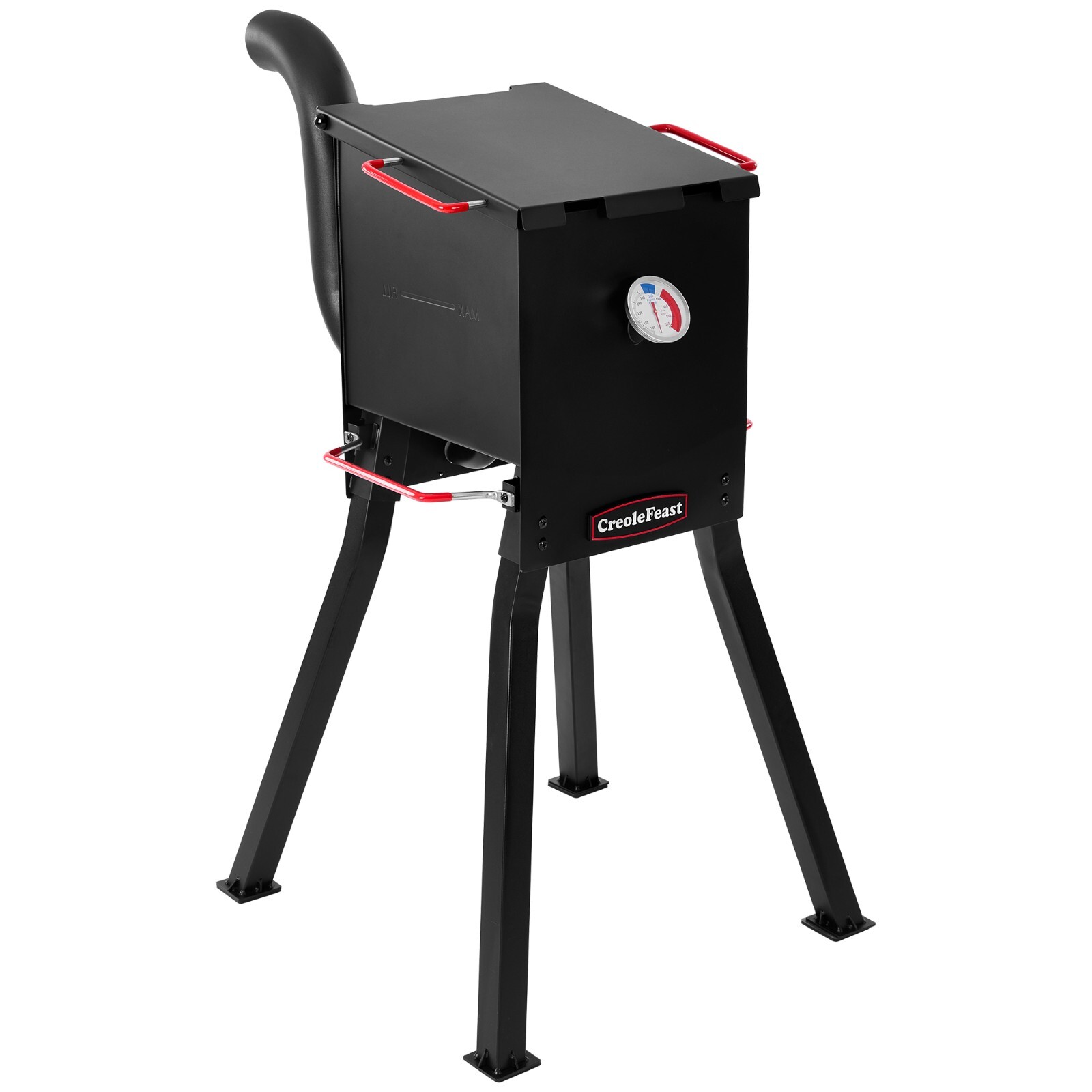 Creole Feast DF02B Outdoor Propane Deep Fryer, 17 Qt. 54,000 BTU Output, Black