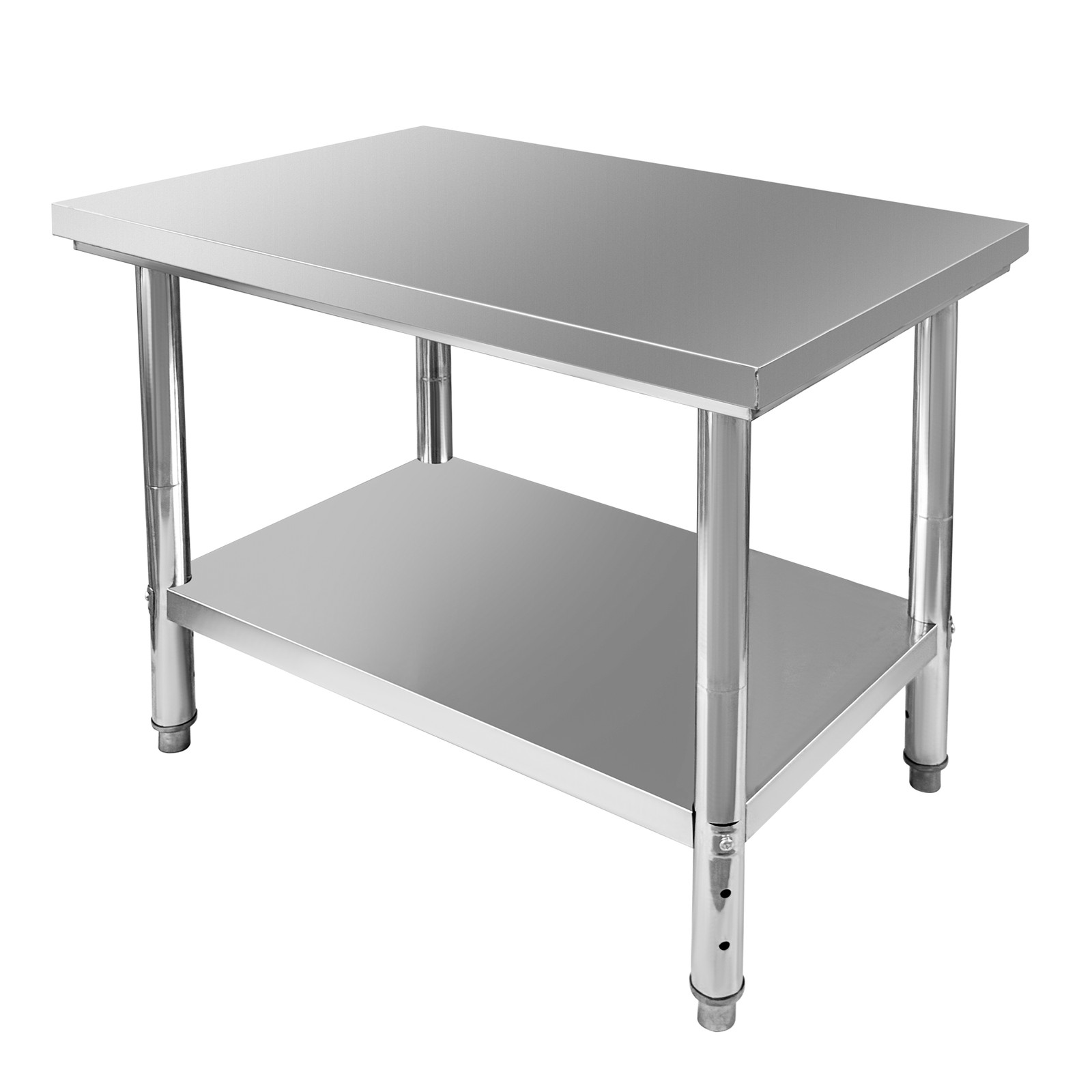 35.4"x 23.6"x 31.5" Commercial Kitchen Prep & Metal Work Table Stainless Steel