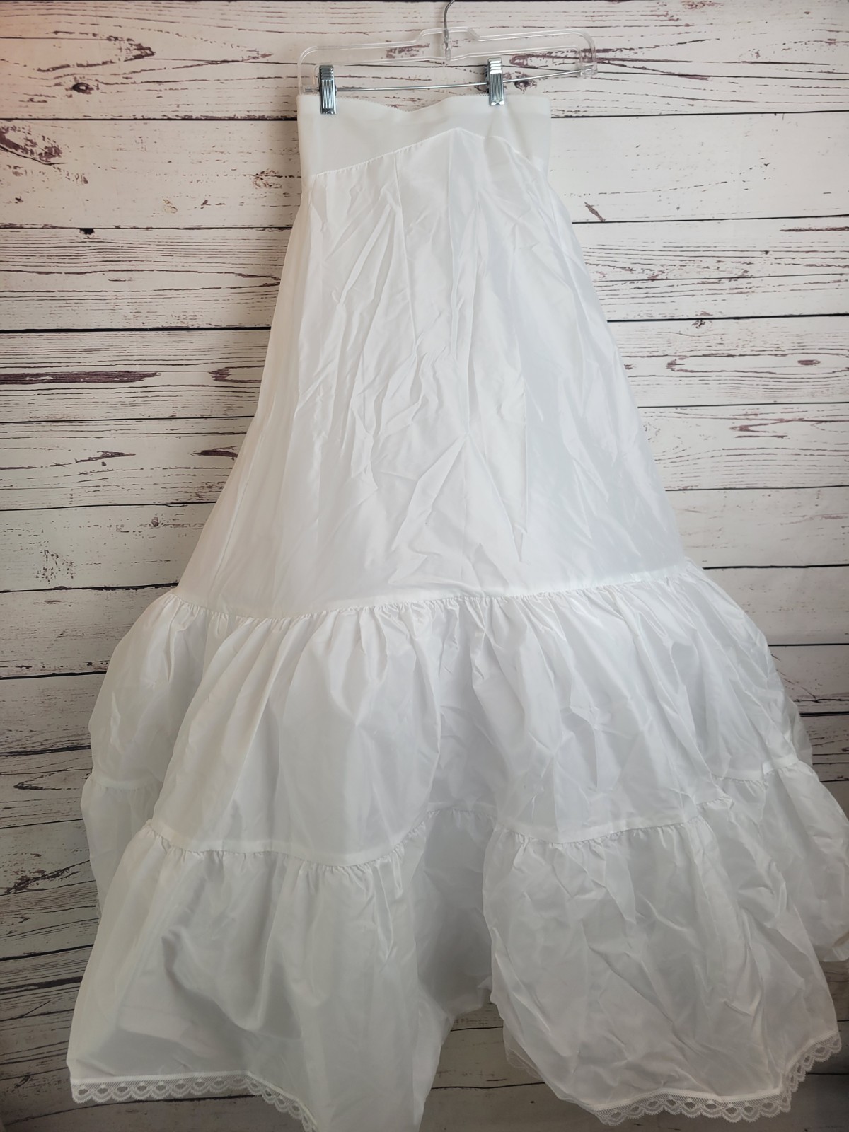 White David's Bridal Ball Gown Half Slip Wedding Skirt Petticoat Women's Size 6