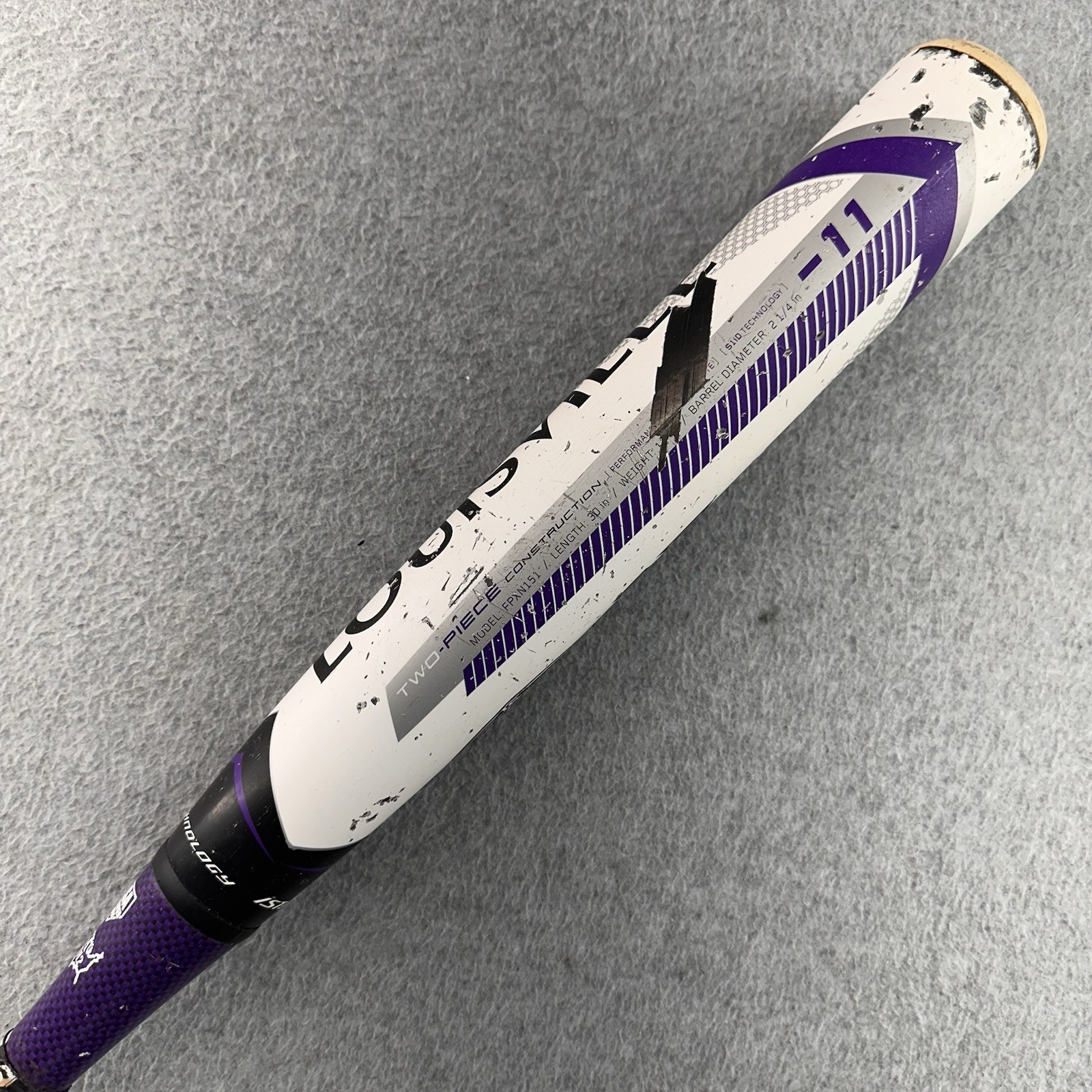 Louisville Slugger XENO FPXN151 30" 20oz (-11) Fastpitch Softball Bat Two Piece