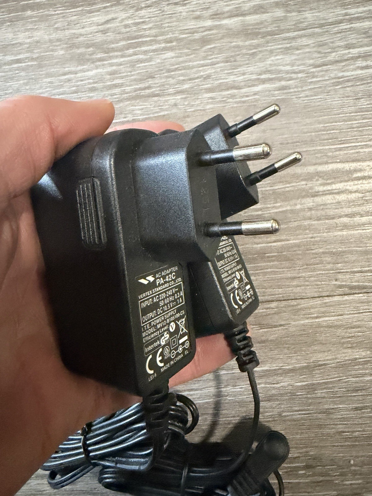 Lot Of 2 Vertex AC Adapter PA-42C Vertex MV12