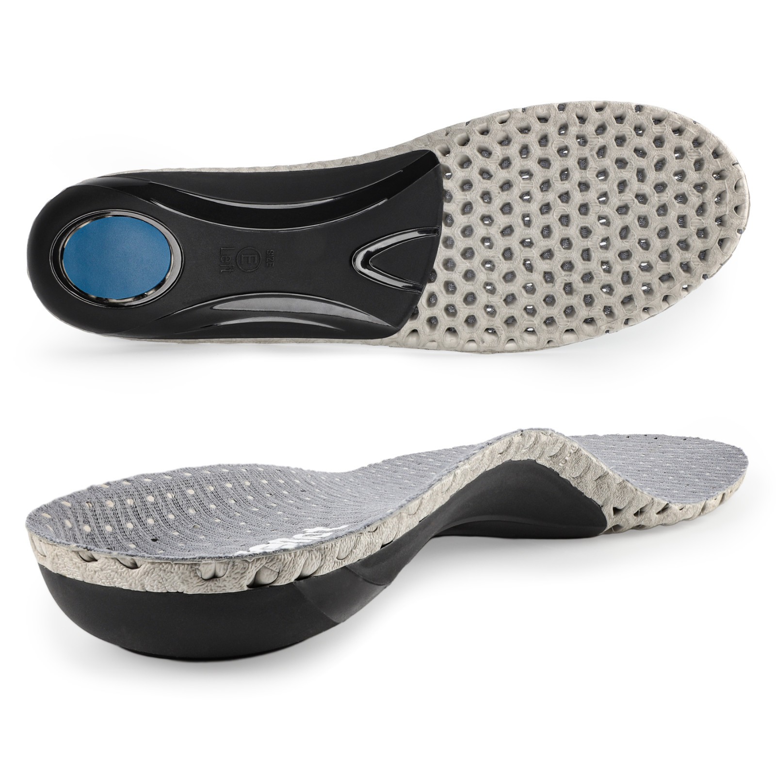 Mens Orthotic Insole Inserts with Arch Support for Plantar Fasciitis Flat Feet