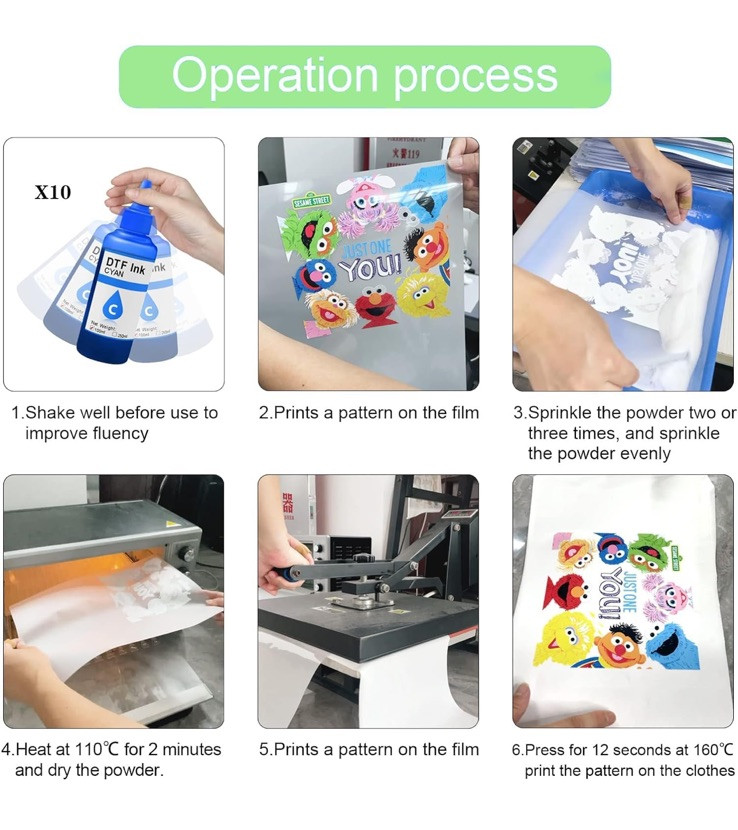 DTF Ink Non-Sediment 1000ml for Epson DTF Printer