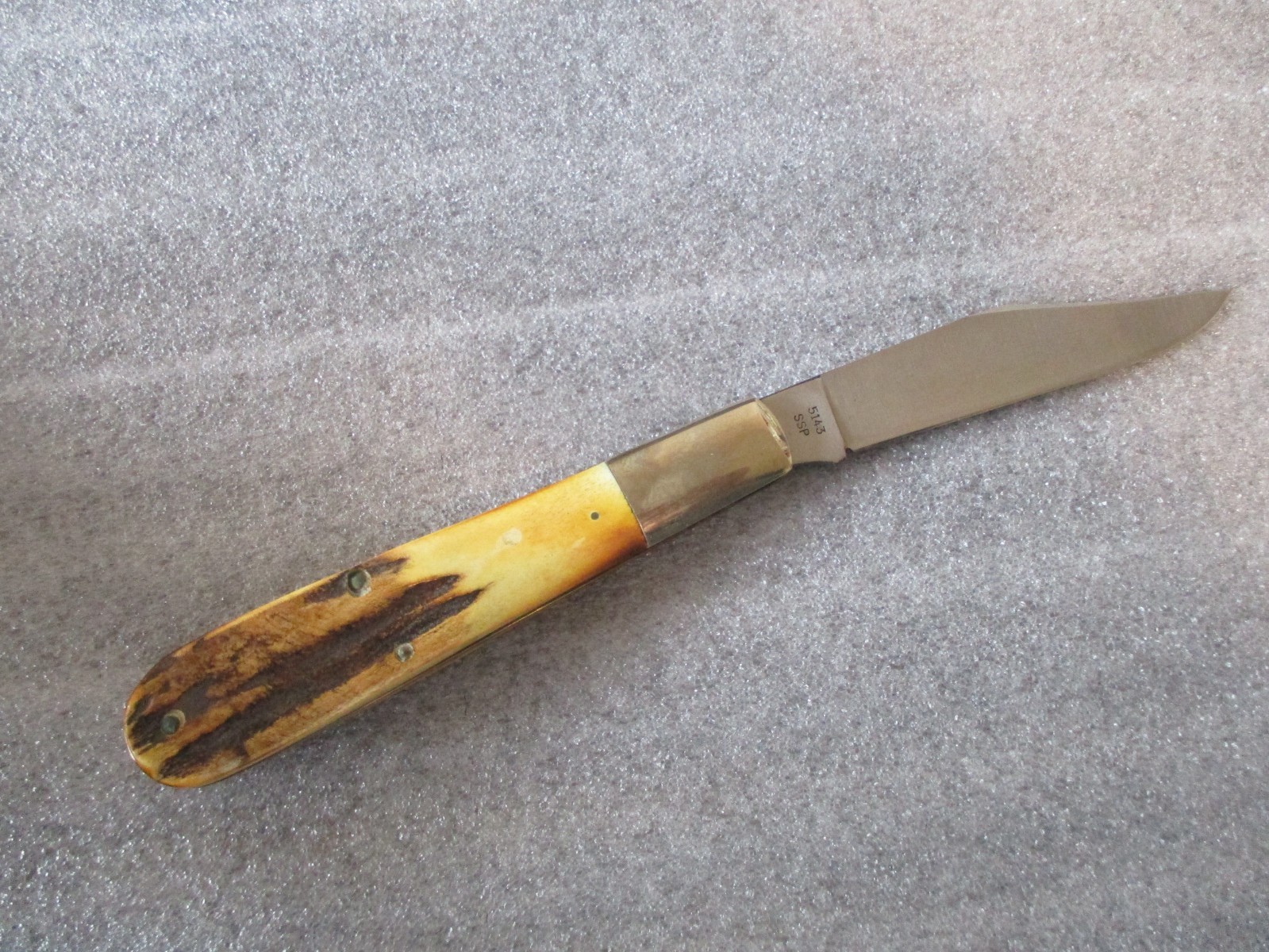 VINTAGE CASE XX 5143 SSP LTD PRODUCTION FOUNDERS STAG KNIFE in DISPLAY CASE