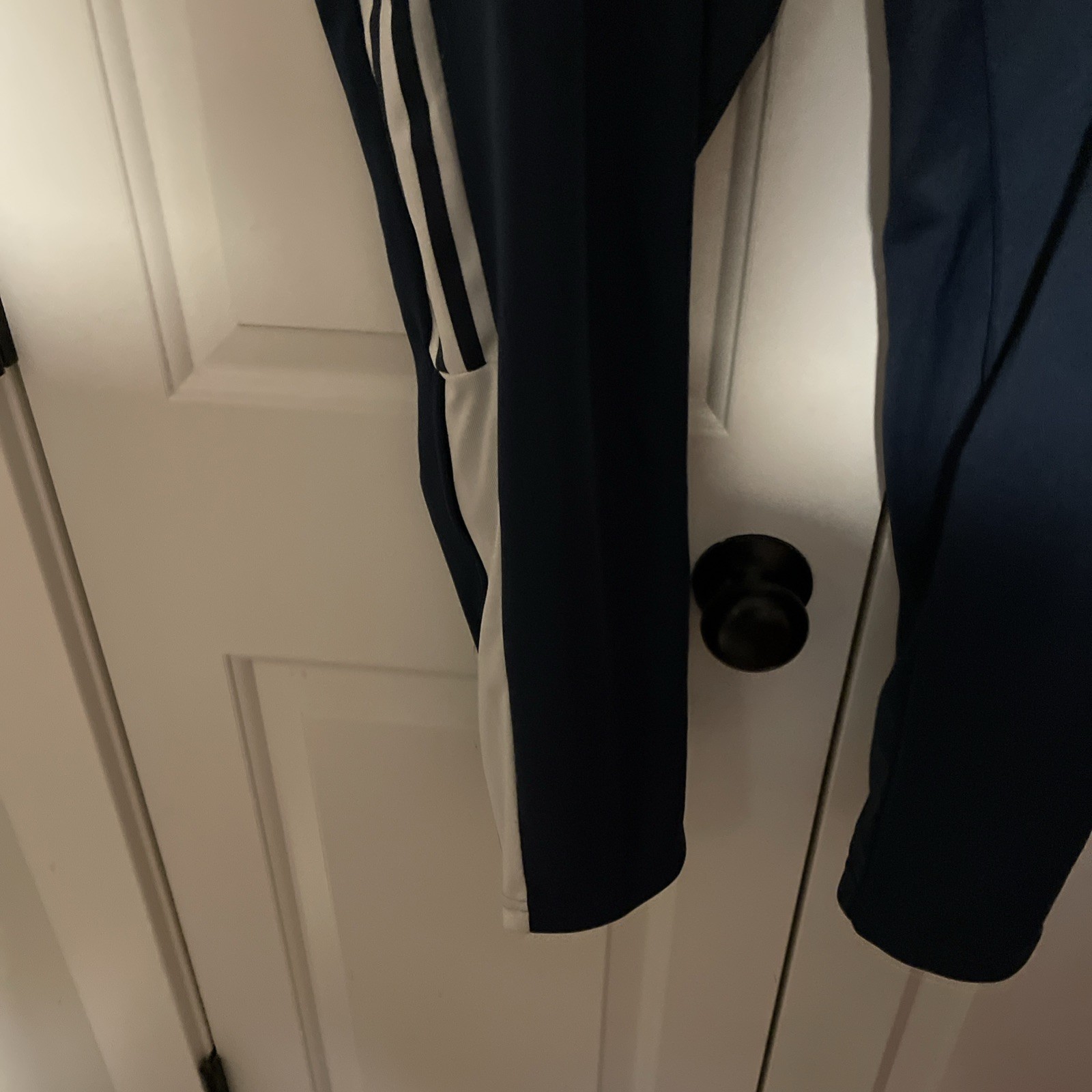 NWT ADIDAS Tiro Track pant, standard length, blue with white & red, size 3X