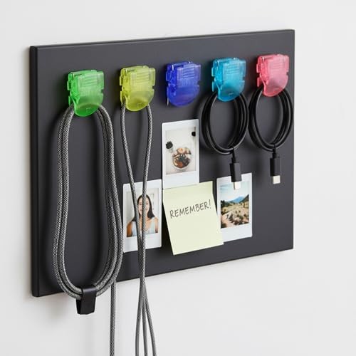 12 Pcs Cubicle Clips for Fabric Walls, Plastic Cubicle Hooks for Fabric Walls