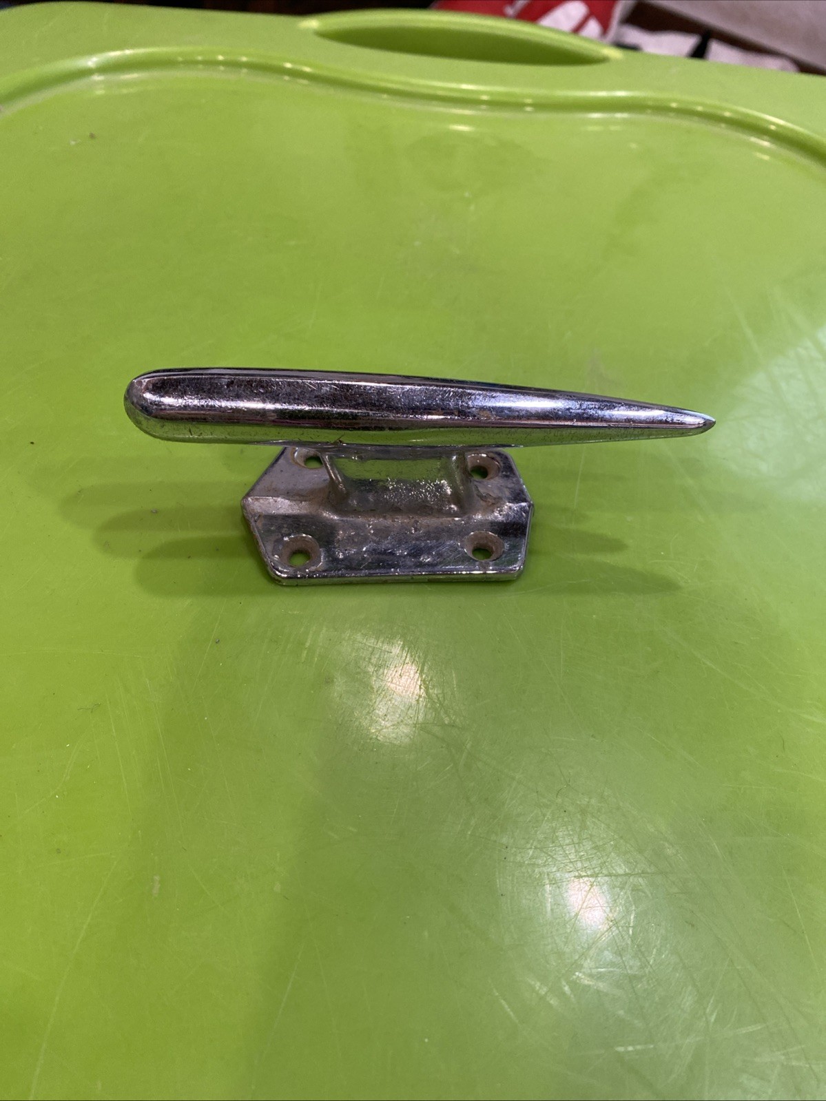 Vintage 5” Torpedo Chrome Marine Deck Cleat