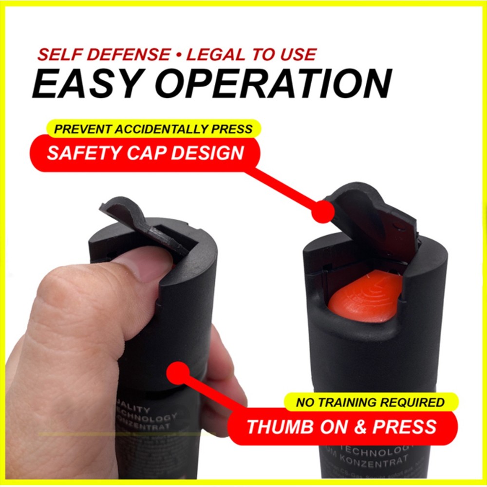 Pepper Spray And Stun Gun Combo W/ Rechargeable Flashlight