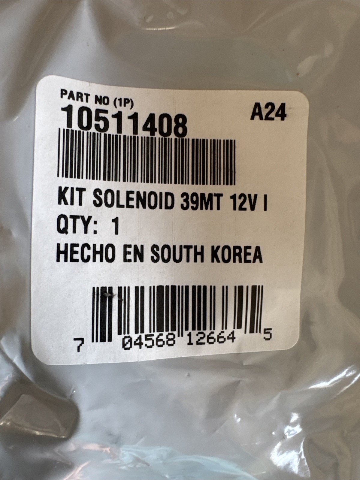 Delco Remy 39MT Starter 12V Solenoid Switch Kit 10511408