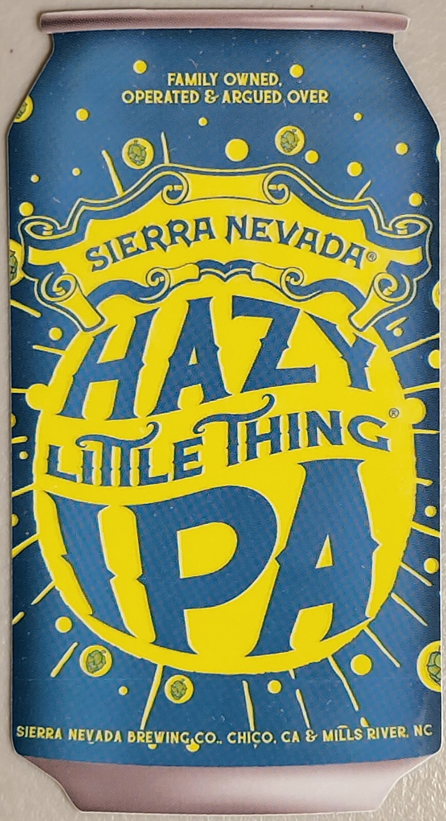 Sierra Nevada Brewing Co. Hazy Little Thing IPA Craft Beer Sticker Decal Brewery