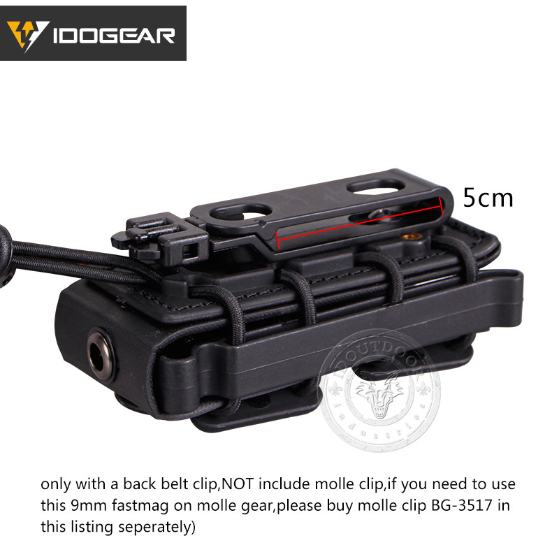 IDOGEAR Military 5.56 Magazine Pouch Mag Carrier Mag Pouch Holder MOLLE 9mm