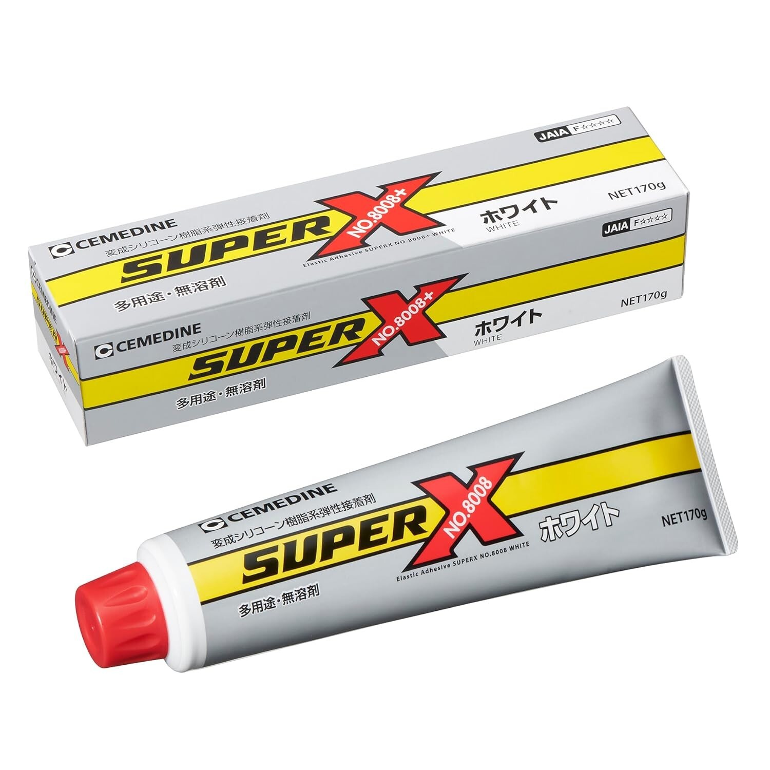 CEMEDINE AX-248 SUPER X 8008+ WHITE ADHESIVE 170g X 12 SET