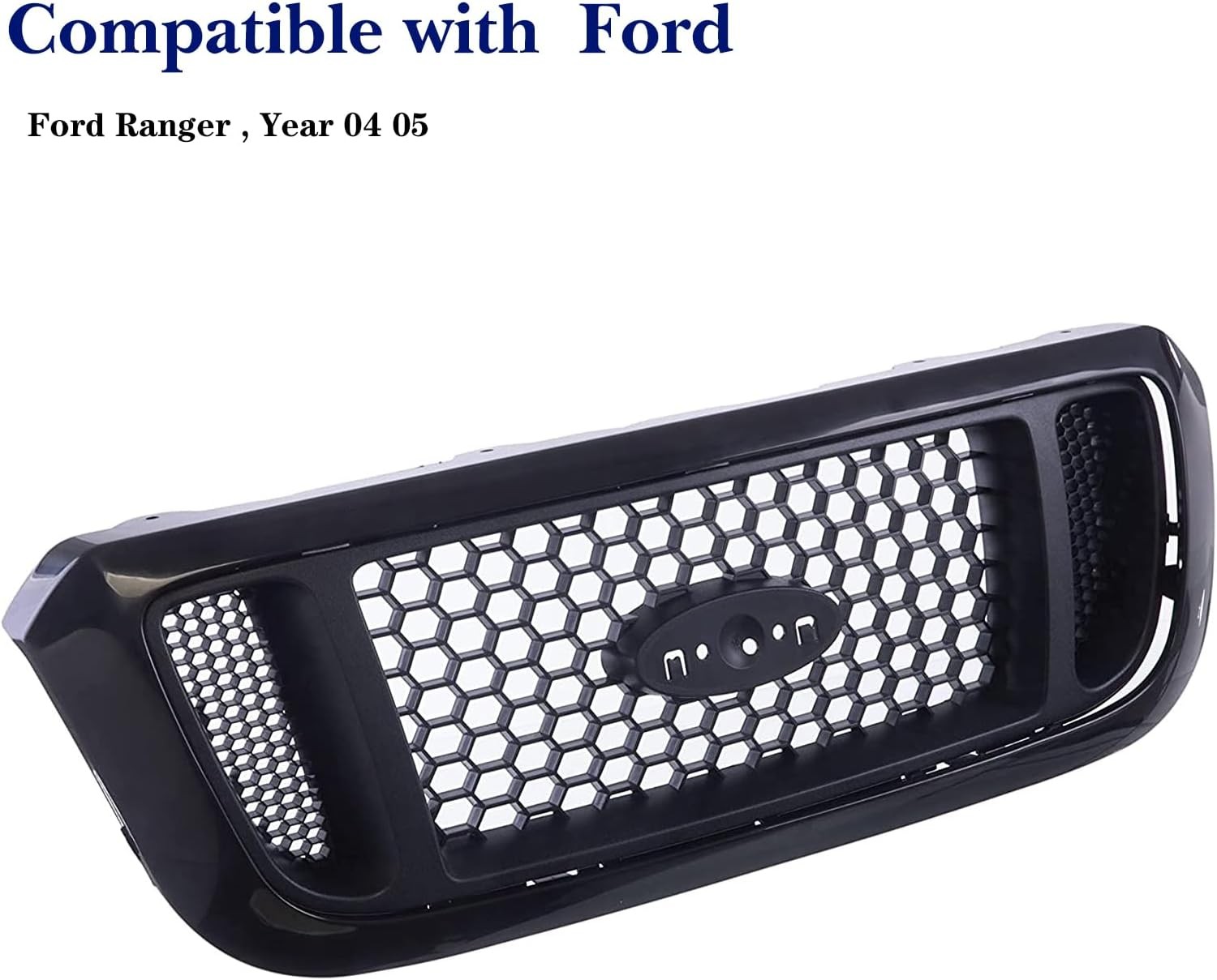 Replacement Parts Front Grille Grill Assembly Compatible With Ford Ranger (Edge,