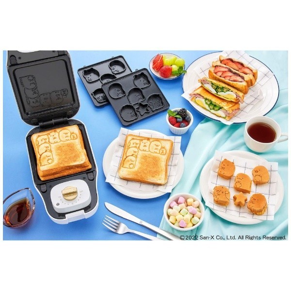 CCP Sumikko Gurashi Hot Sandwich Maker Electric Toaster 100V KM-CM75-SG JPN New