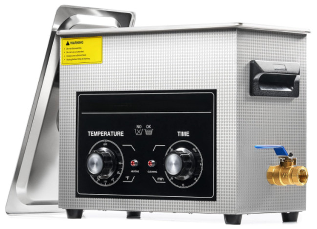 Limpiador ultrasónico profesional 6.5L con calefacción y cavitación 40kHz