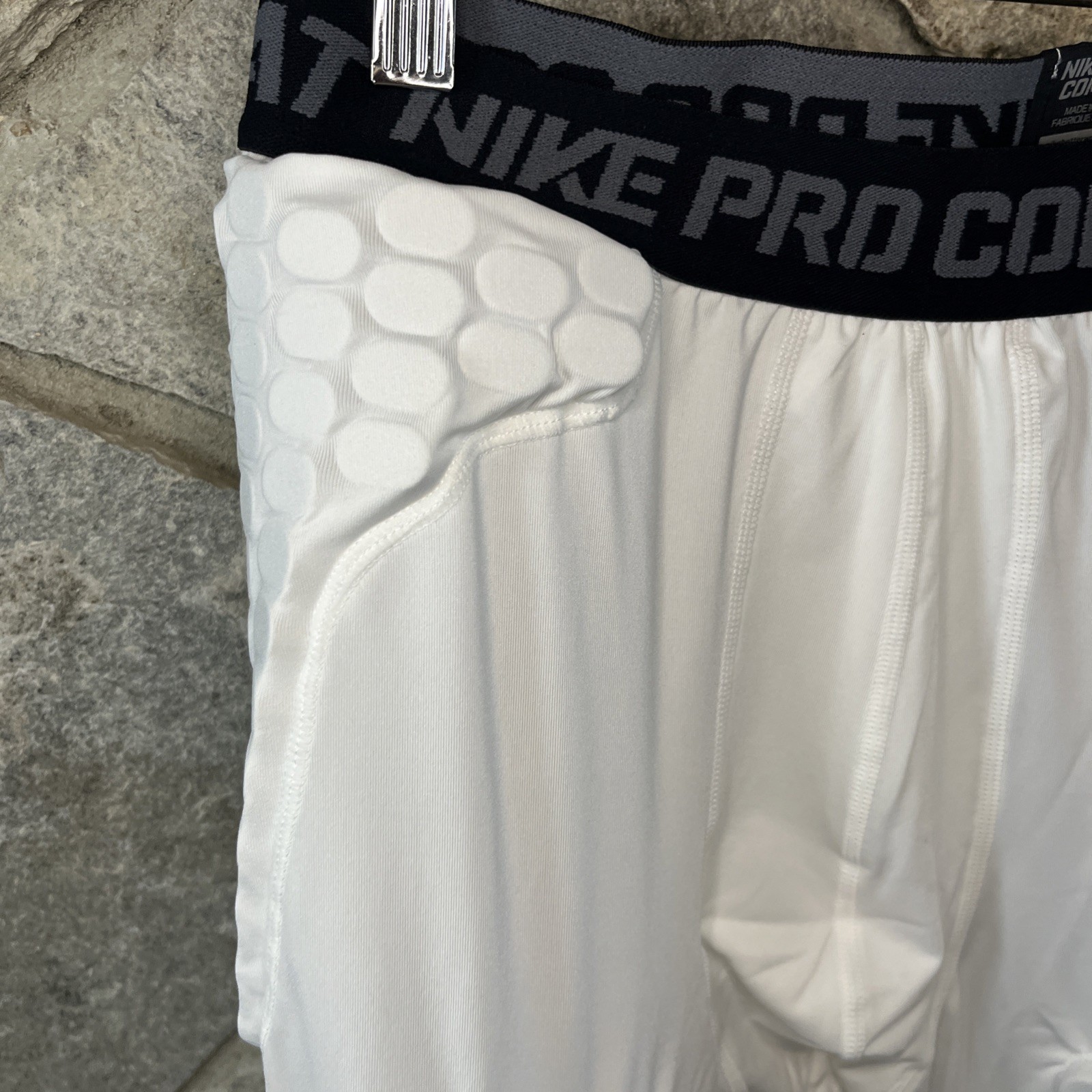 Nike Pro Combat Mens Padded Compression Shorts White XL FREE SHIPPING
