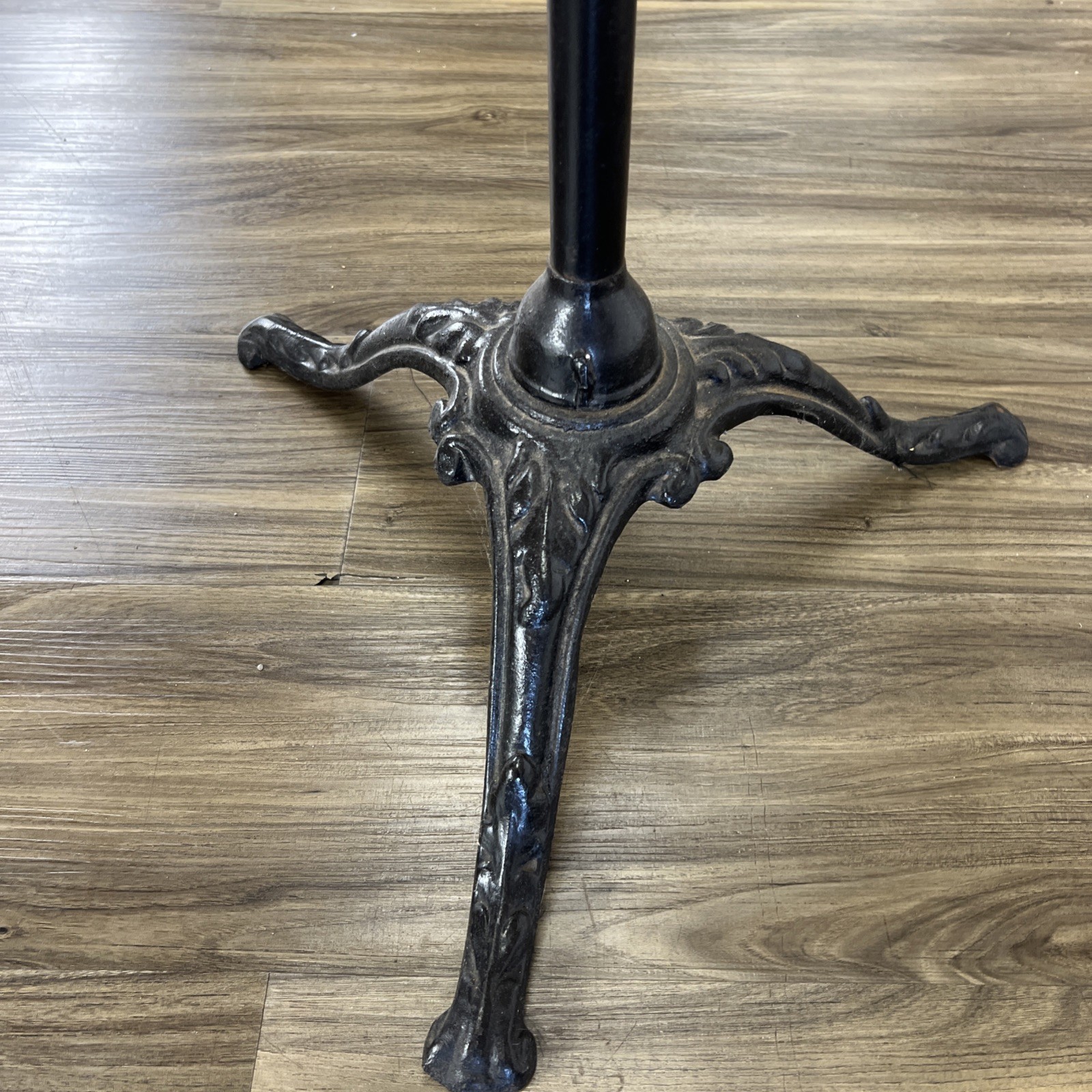 Antique Cast Iron Plant Stand with Swinging Arms, Victorian