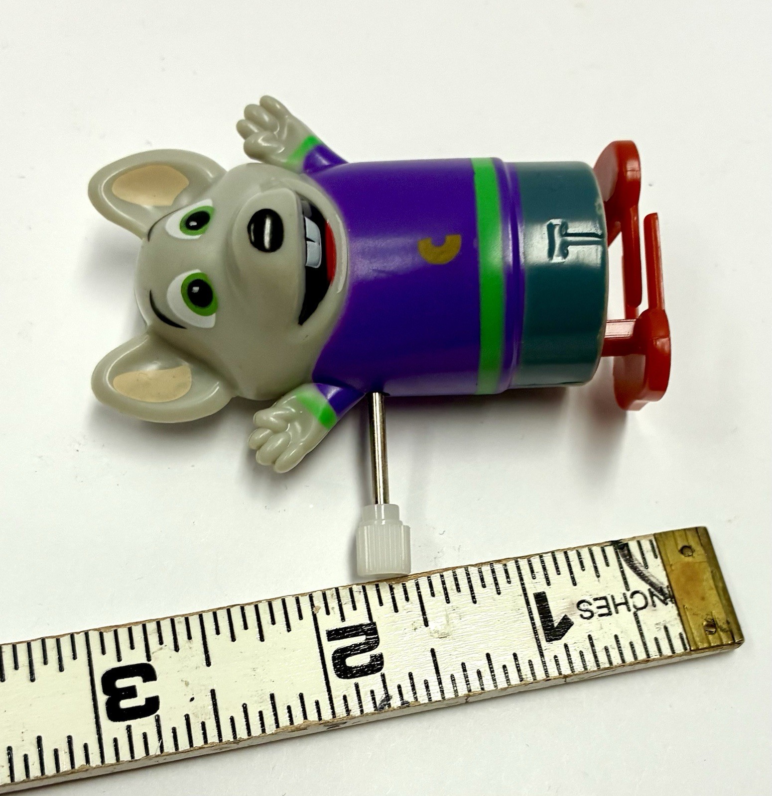 Chuck E Cheese Wind Up Walking Mouse Toy WORKS Collectible Vintage FunExpress