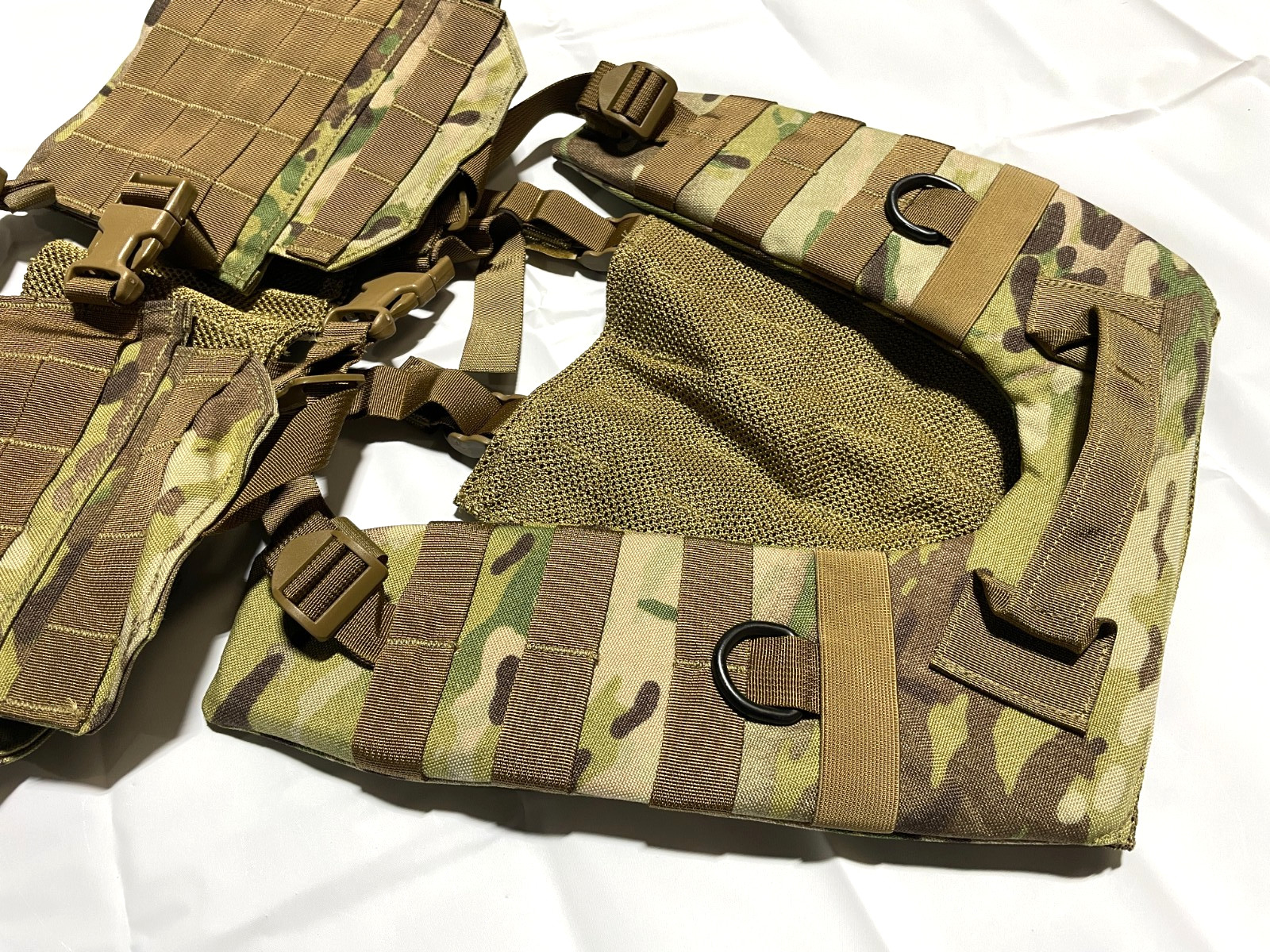 US Army OCP Multicam DFLCS V2 Load Carrying Gear Vest - H Harness - LARGE - NEW