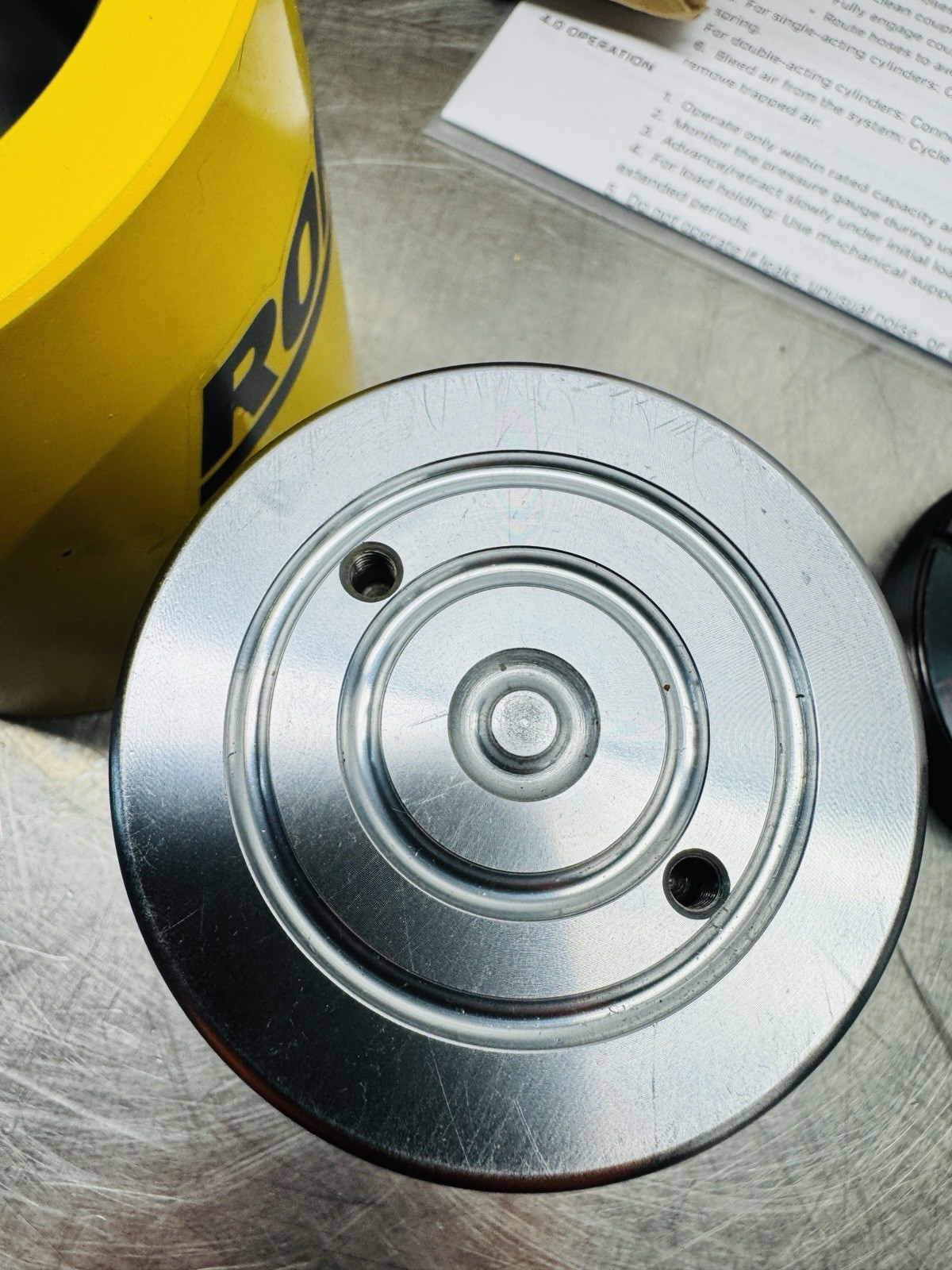 RokSolid RS-RCS502 Premium Equivalent Enerpac RCS502 50 Ton Low Height Cylinder