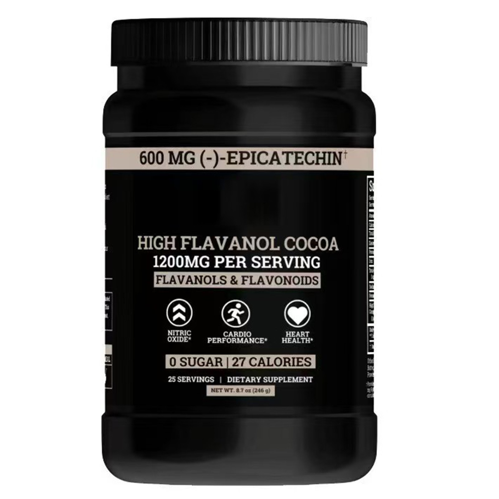 Black Forest High Flavanol Cocoa Powder Flavonoids Supplement 1200 mg⭐