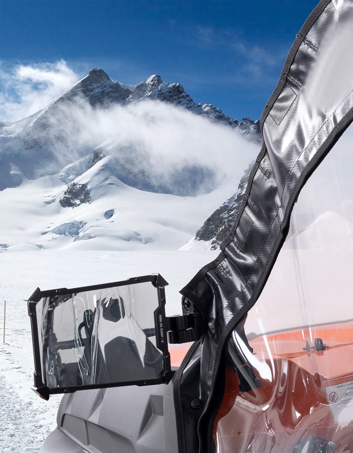 Pair Soft Upper Door w/ Zippered Window for CFMOTO ZFORCE 500/800/1000 2018-2022