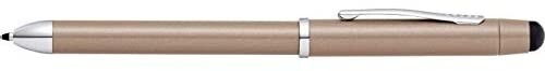 Cross Tech3+ Satin Gold Multifunction Pen with Stylus and 0.5mm Lead, New in Box