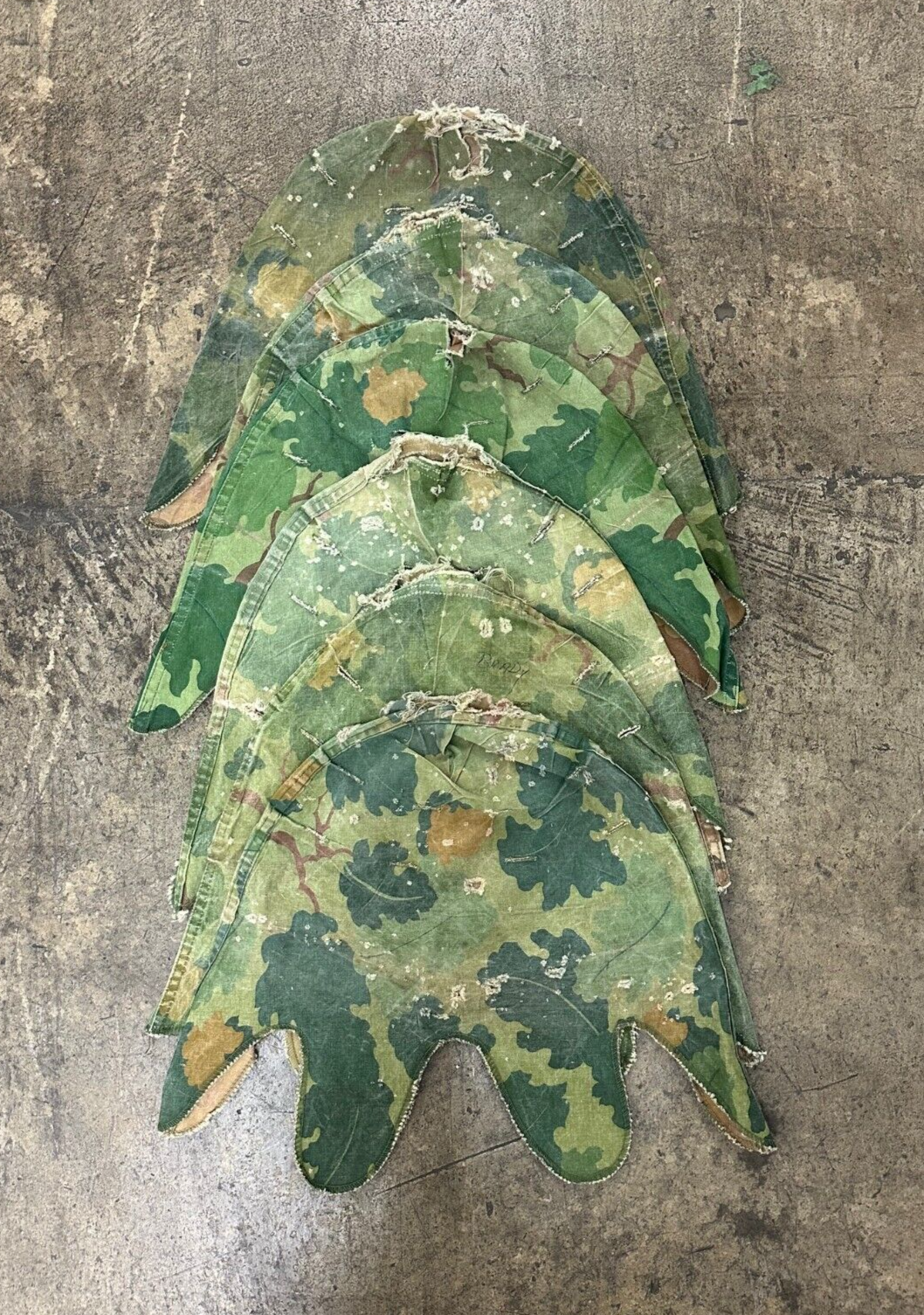 USGI Mitchell Pattern Helmet Cover, Vietnam War US Army USMC, T-107