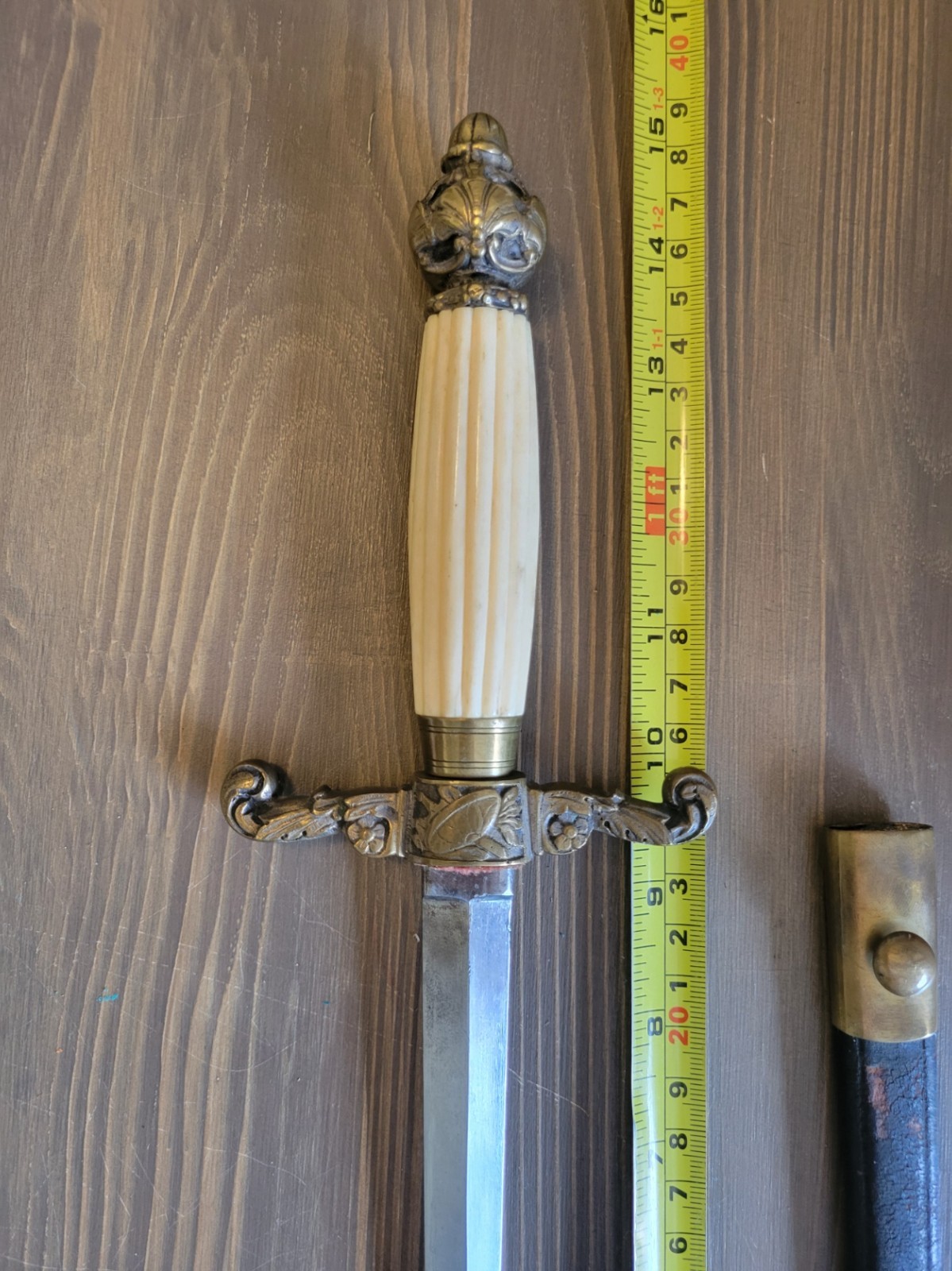 NICE! Pre-Civil War Mid Shipmans Dagger w/Original Sheath