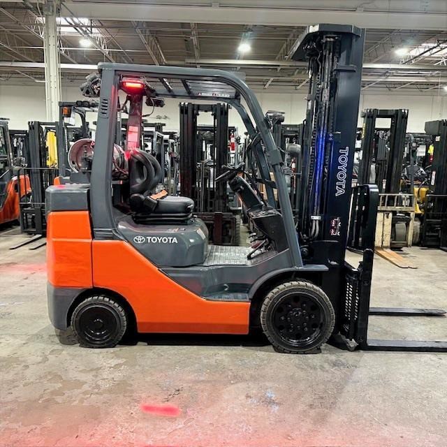 2020 Toyota 8FGCU30 6000lb Used Forklift LP Gas Triple Mast Sideshift 4978 Hours