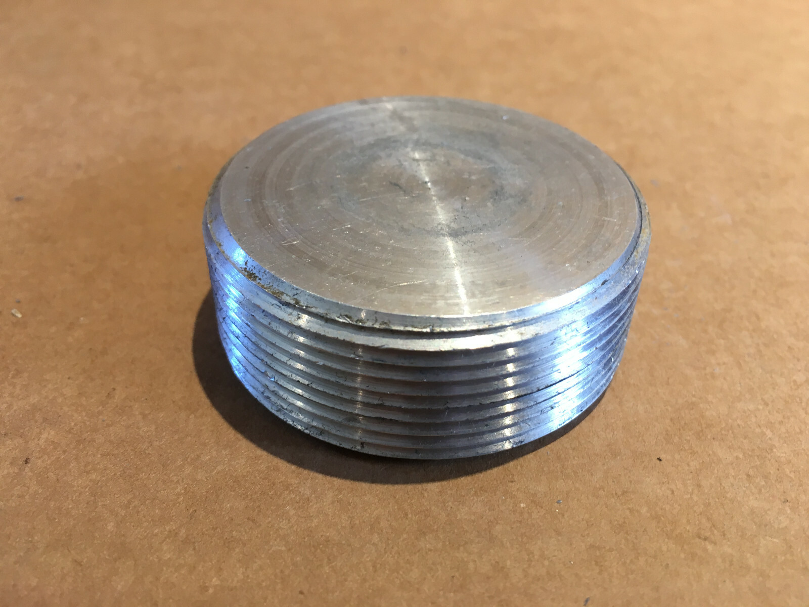 APPLETON PLG-200A 2" ALUMINUM RECESSED PLUG, THREADED, CONDUIT