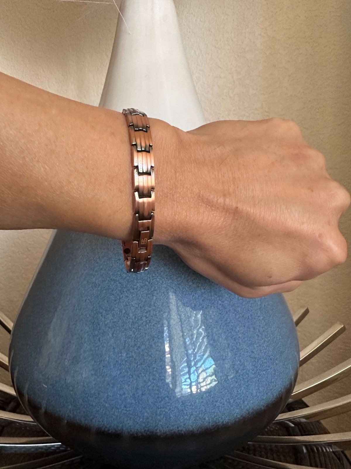 Gorgeous Slim Pure Copper Magnetic Anklet Bracelet Balance Energy Power Calm Joy