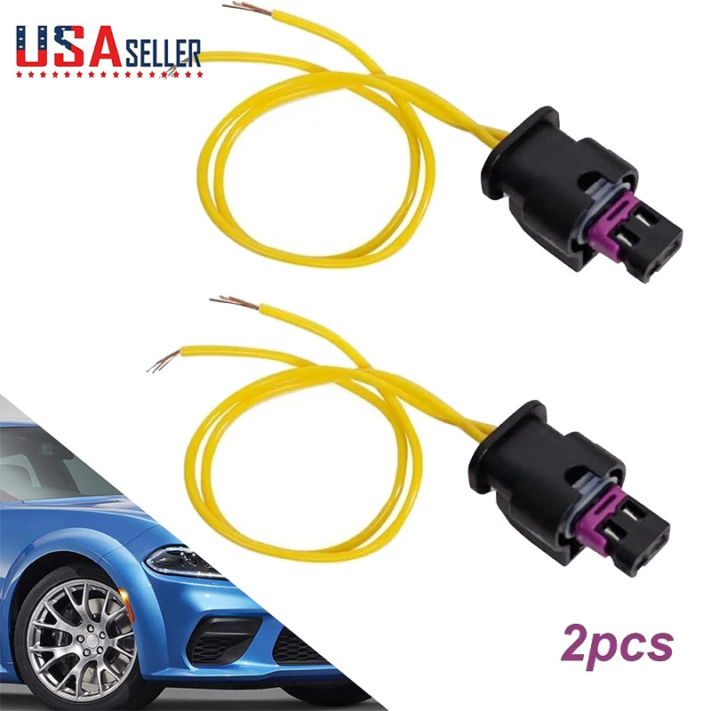 For Chrysler 300 300C 2015-2022 Side Marker Lights Pigtail Connector Wires 2PCS