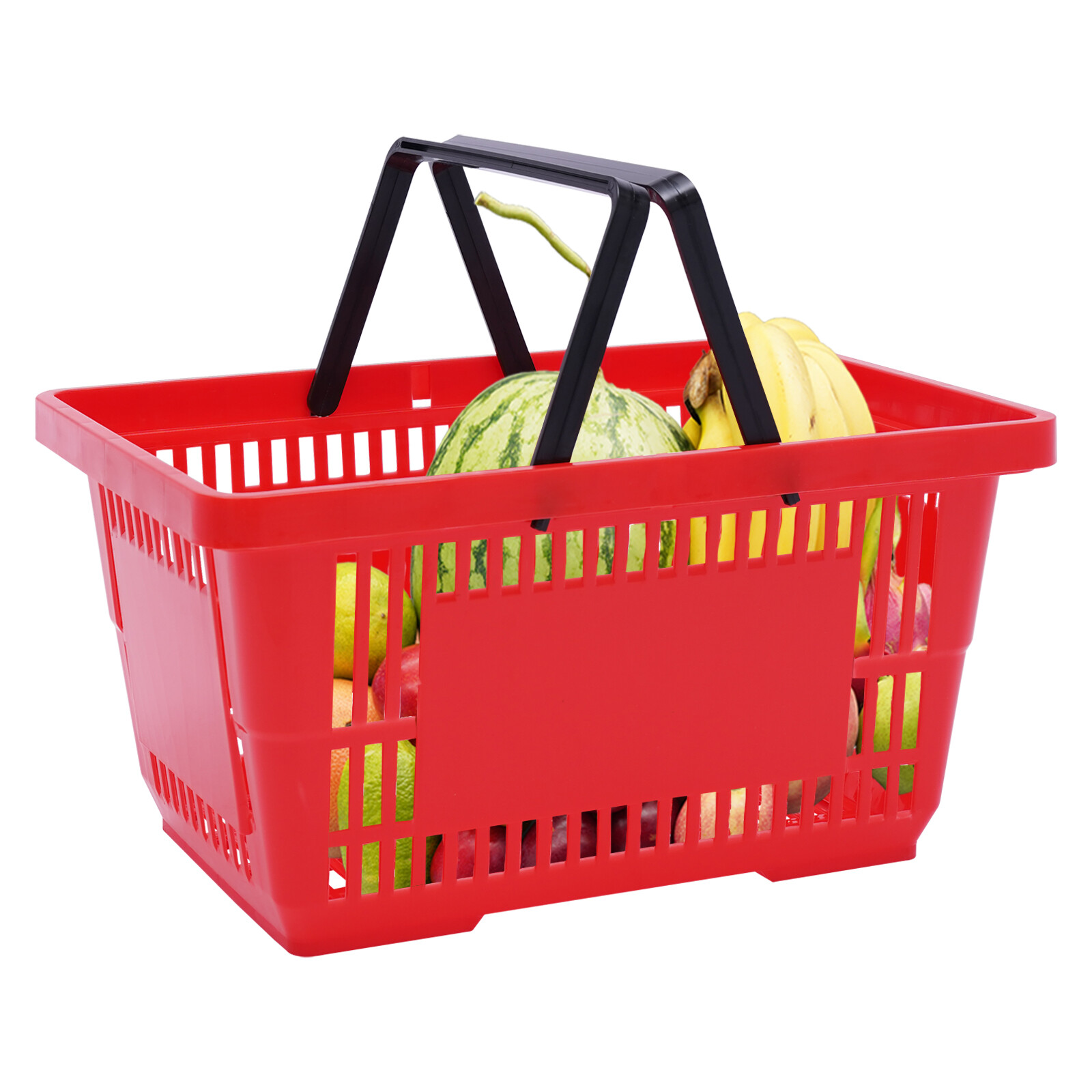 12 Handle Baskets Handheld Retail Store Shopping Grocery 18L 22lbs load-bearing