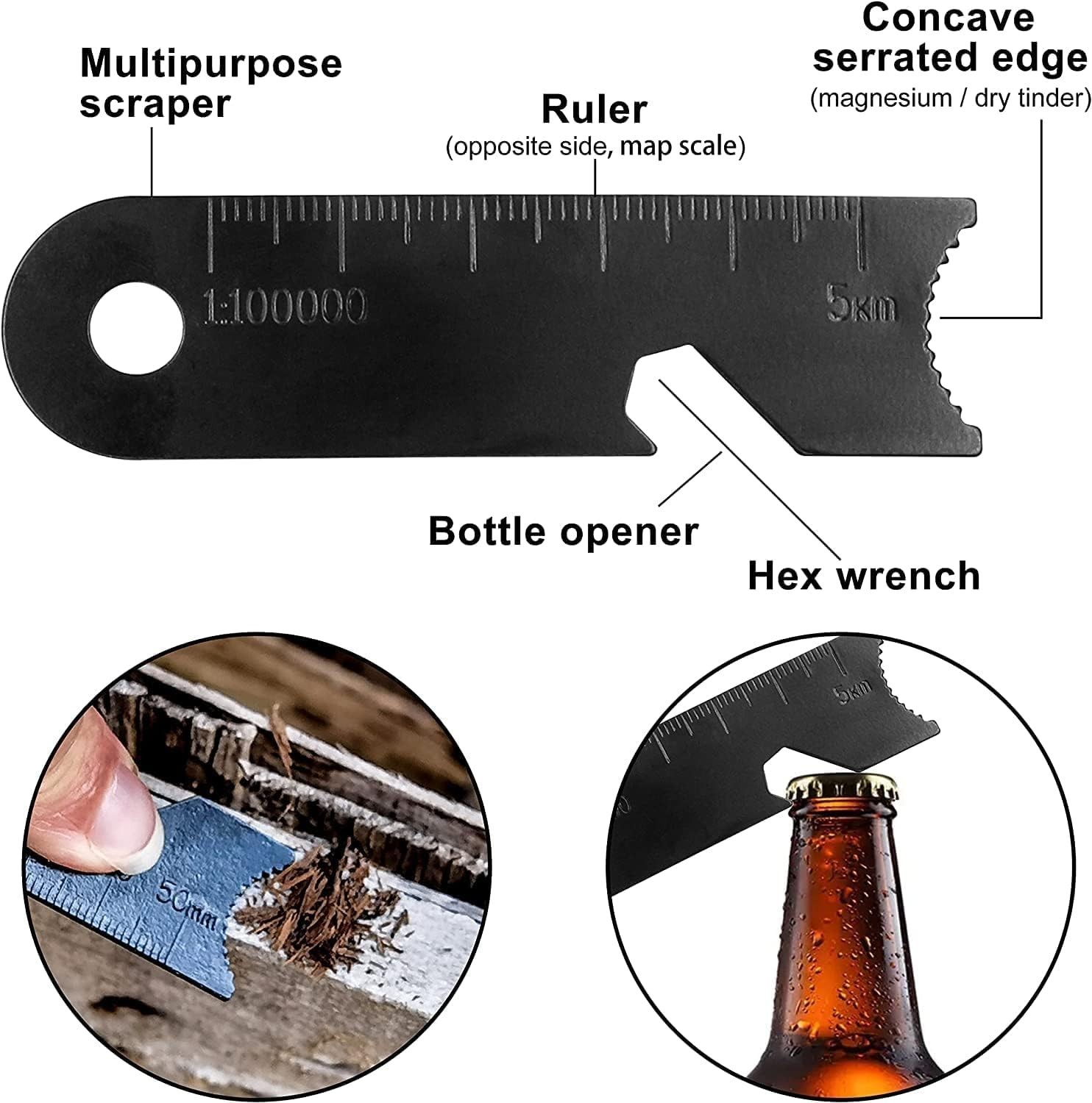 2 x Magnesium Flint Fire Starter, Survival Fire Blocks with Striker USA SHIPPING
