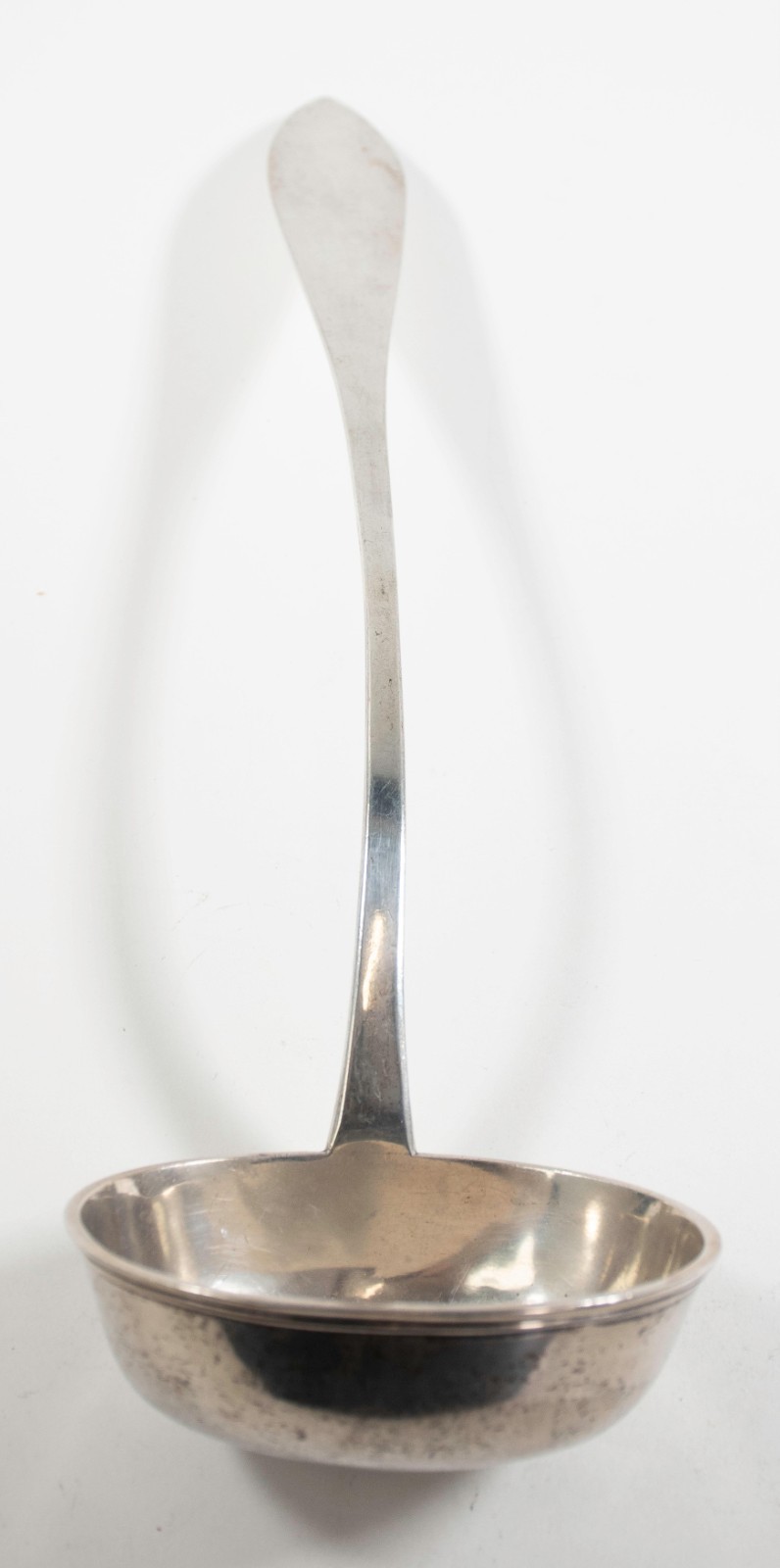 LARGE ANTIQUE Johann Heinrich Lorenz Kleucker 12-lot SILVER PUNCH LADLE 201 g