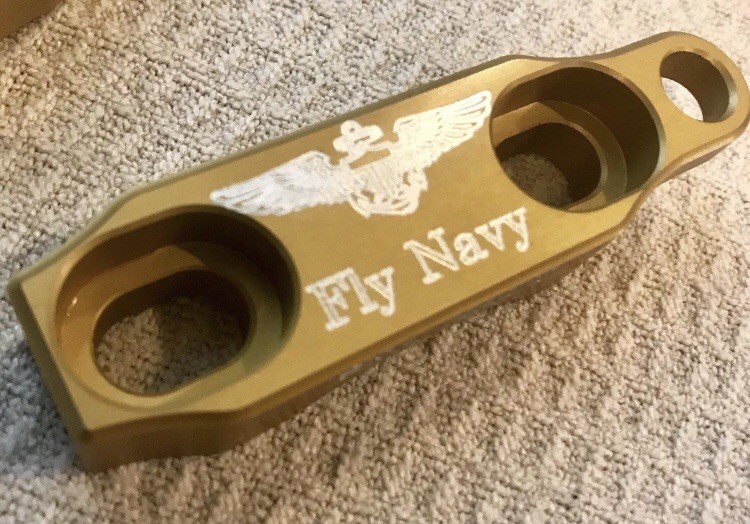 PENN International 20 30 50 70 Reel Clamp Anodized Aluminum Fishing Engraved