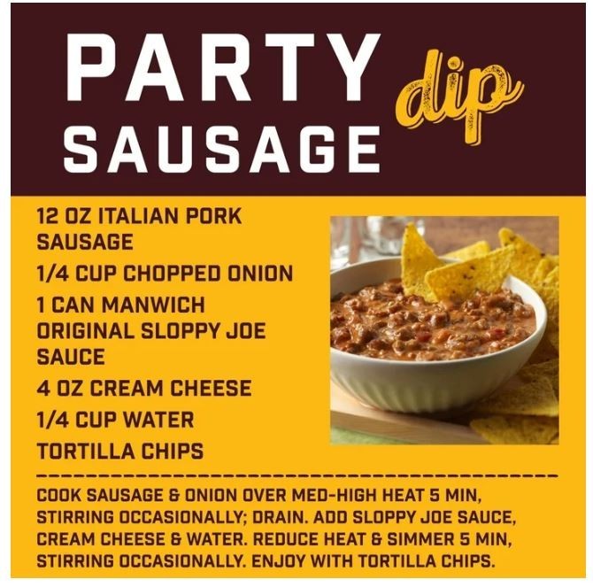 (6 pack) manwich Original Sloppy Joe Sauce, Canned Sauce, 15 oz